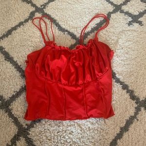 NEVER WORN princess Polly scrunched top
